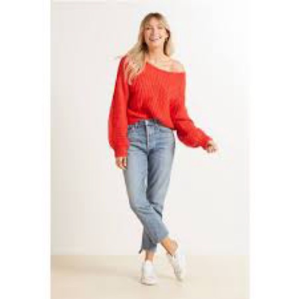 Free People off the shoulder sweater new with tag size S - Picture 13 of 14